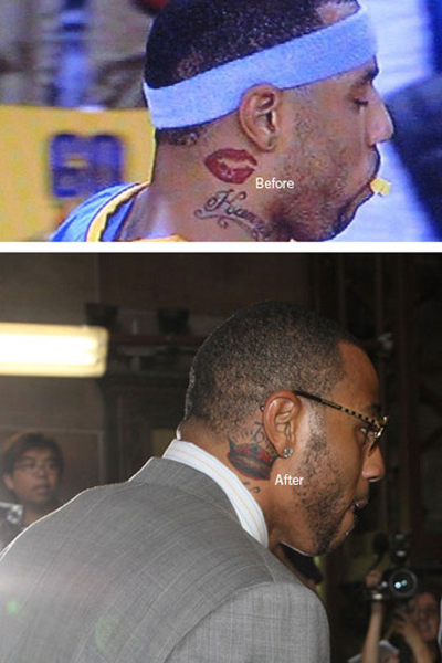 KMartin Fixed His Trina Lips Tattoo Hooped Up August 4 2010