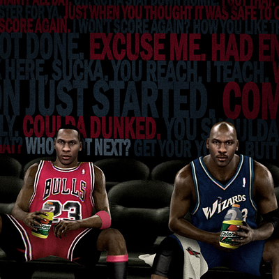 chicago bulls wallpaper michael jordan. Michael Jordan vs Michael