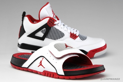 jordan 4 sandal