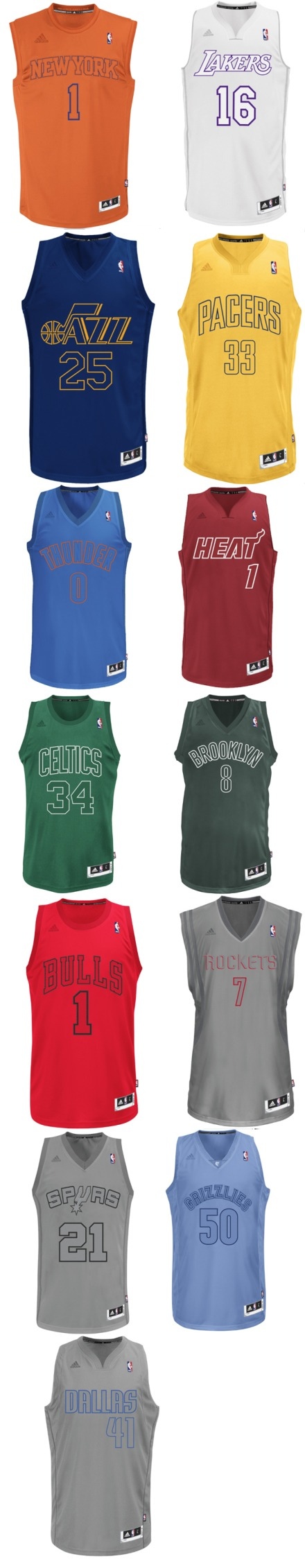 nba christmas jerseys