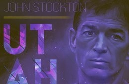 John Stockton Franchise Legend Art