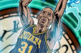 Reggie Miller 'Miller Time' Art
