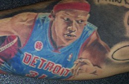 Pistons Fan Gets Charlie Villanueva Tattoo