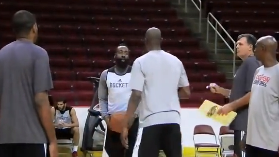 James Harden Working Out With Hakeem Olajuwon