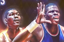 Hakeem Olajuwon vs Patrick Ewing ‘Duel of Legends’ Art