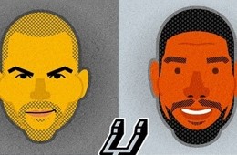 Spurs Big Four Character Portrait