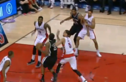 Amir Johnson Violently Blocks Kawhi Leonard at the Rim