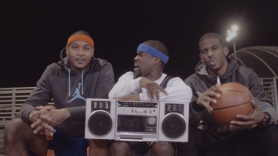 CP3, Melo, Kobe and Iggy Help Kevin Hart Remake a Skee-Lo Video