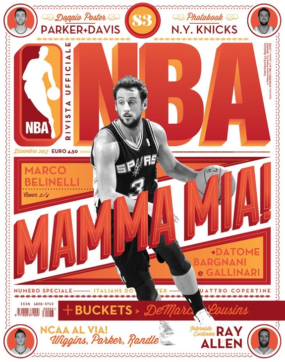 Rivista Ufficiale NBA 'Mamma Mia!' Variant Covers