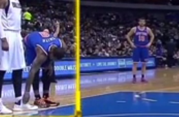 JR Smith Unties Shawn Marion's Shoe