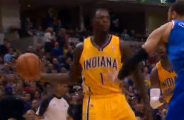 Lance Stephenson With the Razzle, Dazzle, Dish and Dances