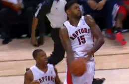 Amir Johnson Fastbreak Windmill Jam