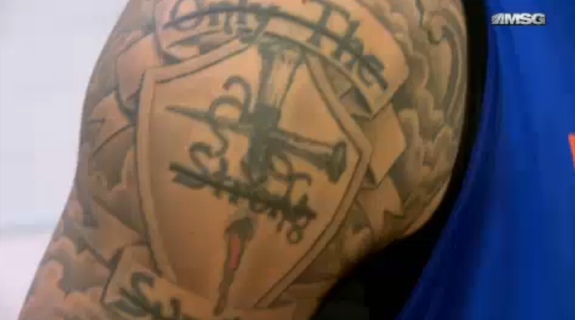 Tyson Chandler Explains His Crossed-Out Tattoos