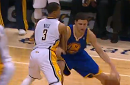 Klay Thompson Sinks the Pacers