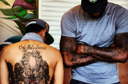 LeBron James Meets a Fan With a Huge Tribute Tattoo