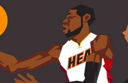 Miami Heat 'The Champs' Caricature Art