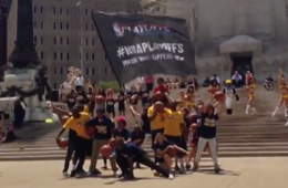 The 2014 NBA Playoffs 'Flash Mob' Edition