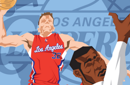 LA Clippers ‘NBA Champions’ Caricature Art