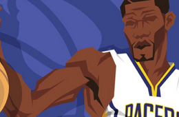 Indiana Pacers ‘NBA Champions’ Caricature Art