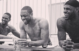 Dwyane Wade Posts Photo In Support Of Teammates On Instagram