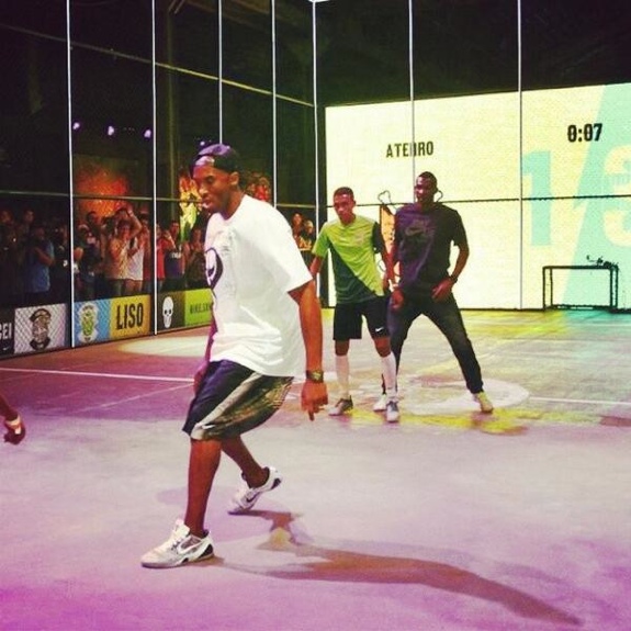 Kobe Bryant Playing Soccer In Rio