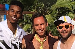 Steve Nash Goes Party Rocking With Teammates
