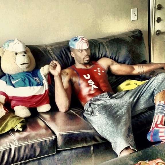 Wesley Matthews Takes Watching the World Cup Very Seriously