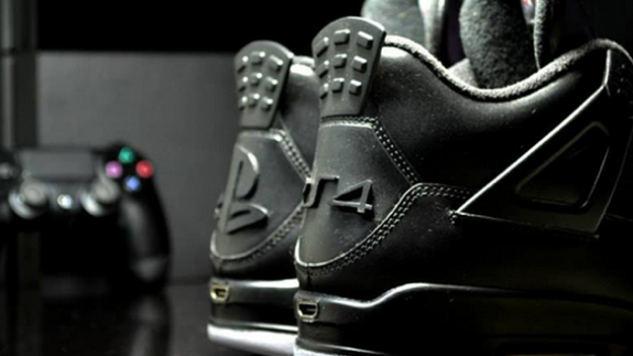 Air Jordan 4 x PS4 Custom