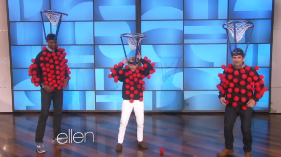 Chris Bosh Plays 'Hoop Dee Do Me' on The Ellen DeGeneres Show