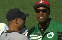 Paul Pierce Represented the Boston Celtics In Farewell to Derek Jeter at Fenway
