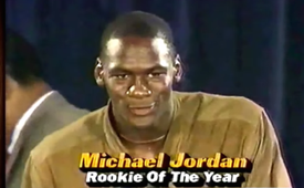 michael jordan rookie of the year