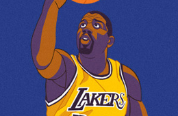 Magic Johnson 'Do You Believe' Illustration
