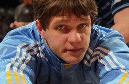 Timofey Mozgov Blocks a Kevin Durant Dunk