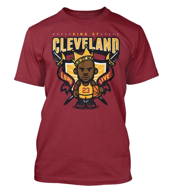 LeBron James 'King of Cleveland' Tee