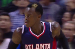 Dennis Schröder Dunks on the Spurs