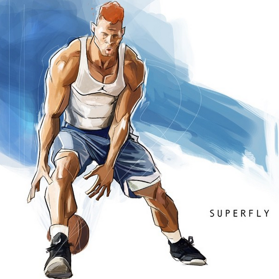 Blake Griffin 'Superfly' Illustration