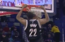 Markel Brown In Game 360 Dunk