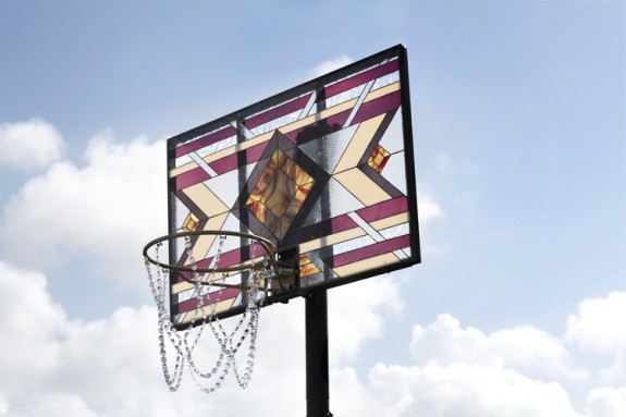 Stained Glass 'Literally Balling' Backboards