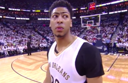 Anthony Davis Gets a Double-Double In Game 4 Loss