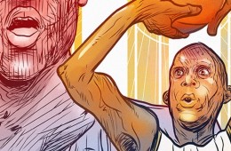 Reggie Miller vs. The Knicks Illustration