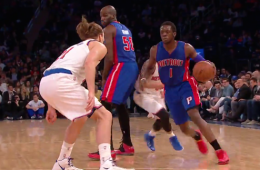 Reggie Jackson Dunks All Over Lou Amundson