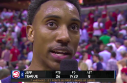 Jeff Teague Scores 28, Hawks Even Series
