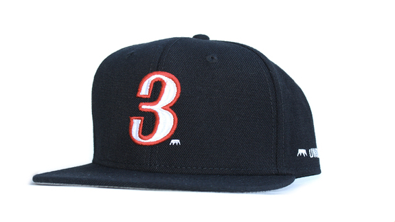 UNDRCRWN x Allen Iverson '3' Snapback Hat