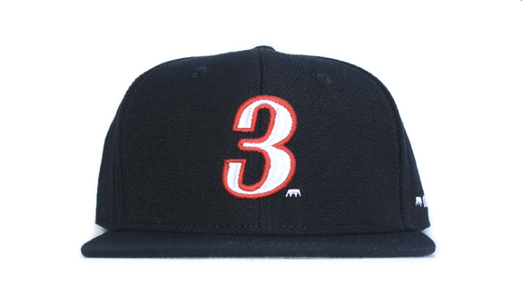 UNDRCRWN x Allen Iverson '3' Snapback Hat