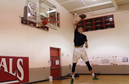 Zach LaVine Is An Awesome Football Dunker Too
