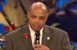 Charles Barkley Speaks at Moses Malone’s Funeral