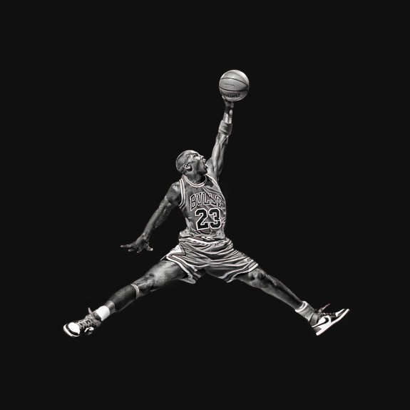 Michael Jordan Jumpman Logo In Real Life