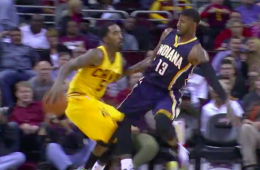 JR Smith Hits Paul George With a Vicious Crossover