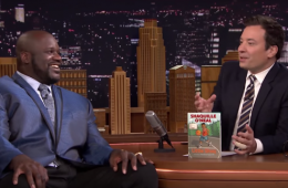 For the first time in a longtime. Big man Shaquille O'Neal was a guest on The Tonight Show Starring Jimmy Fallon
