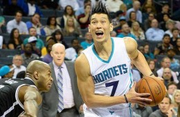 Jeremy Lin and Nicolas Batum Take Down Nets